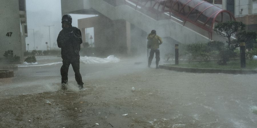 Hong Kong Asia Typhoon