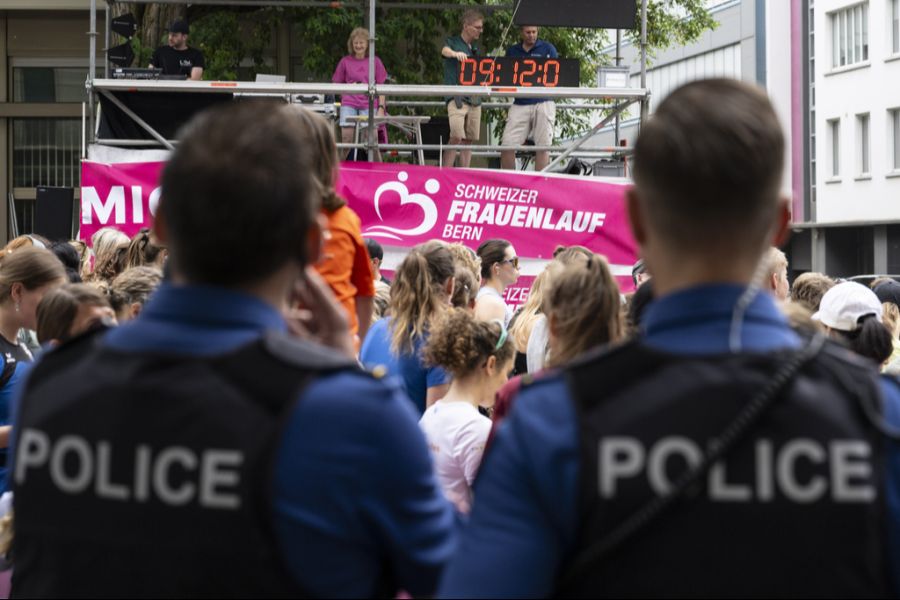 Frauenlauf Polizei