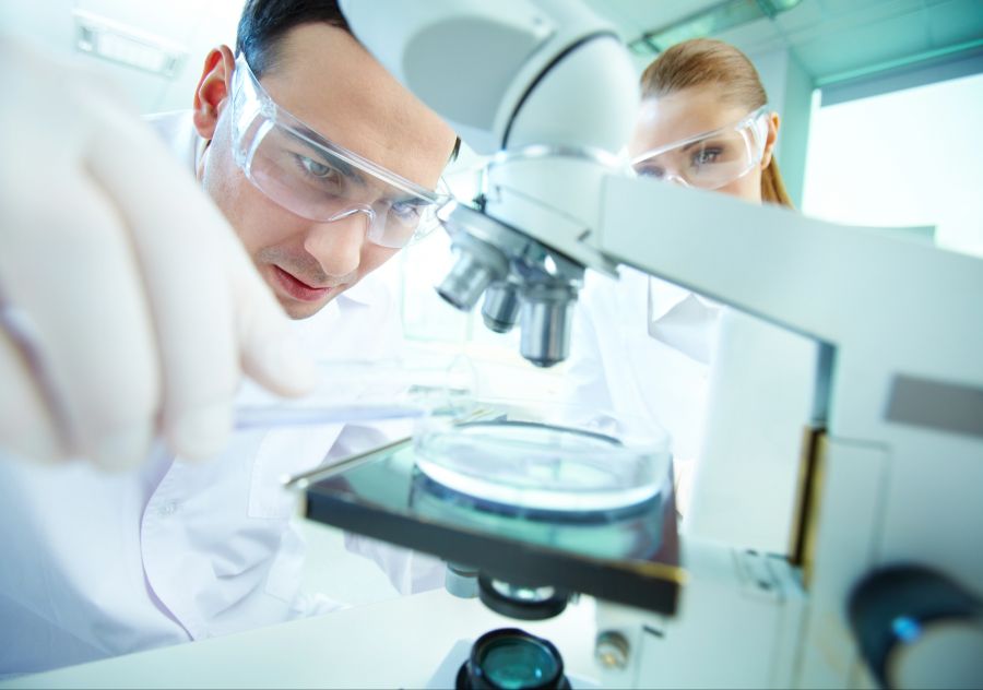 Mikroskop Labor Medizin Analyse
