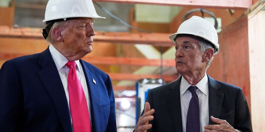 Trump beleidigt seit Monaten Fed-Chef Powell, weil er nicht die Zinsen senkt. (Archivbild)