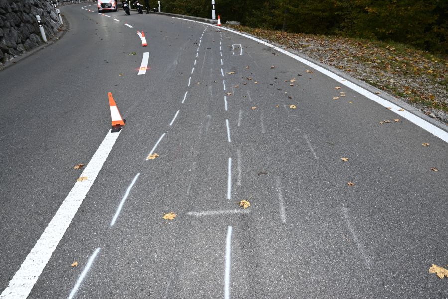 Unfallstelle Mühlrüti