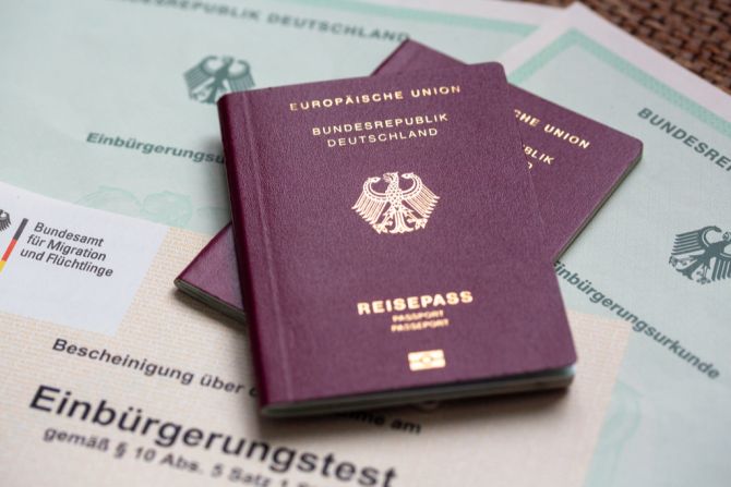 Deutschland Einbürgerung Reisepass