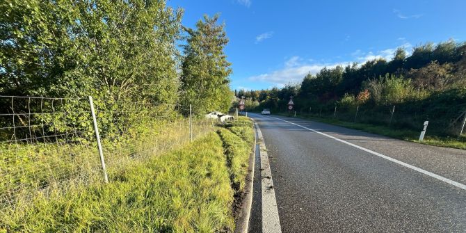 Autobahnauffahrt bei Biberist SO