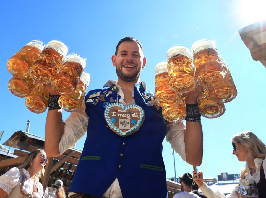 6,5 Millionen Mass Bier wurden auf den Wiesn ausgeschenkt.