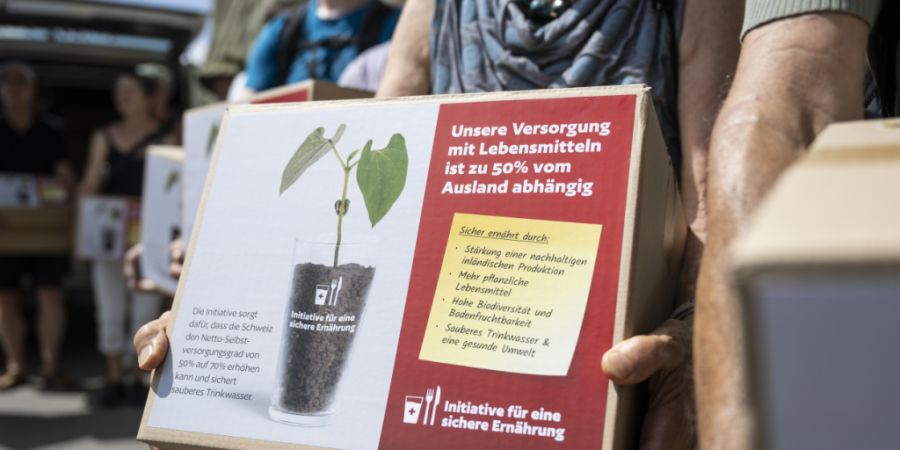 Die Initiantinnen und Initianten kritisieren die Abhängigkeit der Schweiz von Lebensittelimporten. (Archivbild)