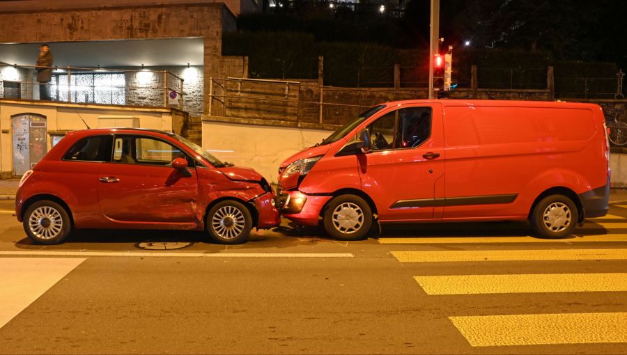 Durch die Kollision kam es zu einem Stau.