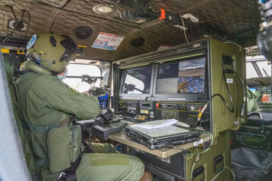 FLIR Helikopter Infrarot