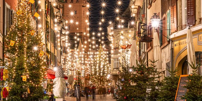 Weihnachtsbeleuchtung Marktgasse