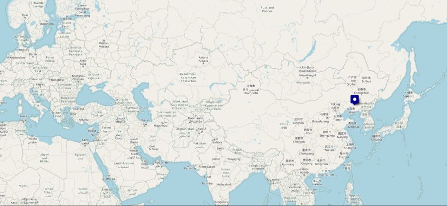 Tonnen China Liaoning Karte