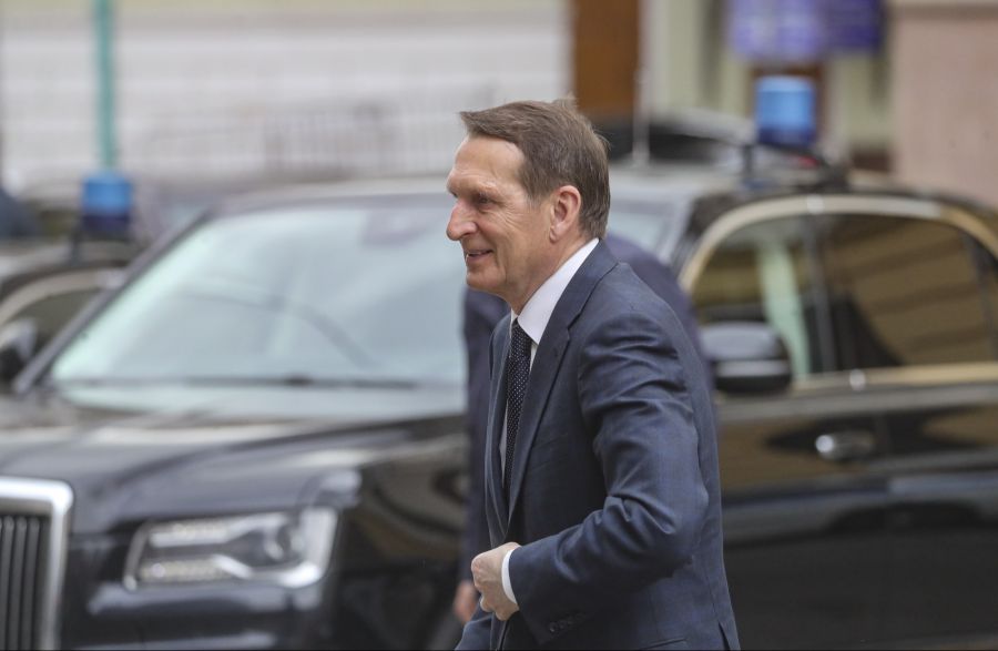 Sergey Naryshkin ist Chef des russischen Auslandsgeheimdienstes.