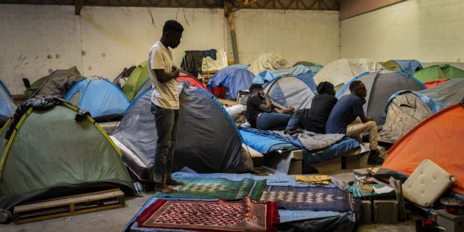 Calais Migranten