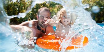 Badi Freibad Schimmebad Sommer