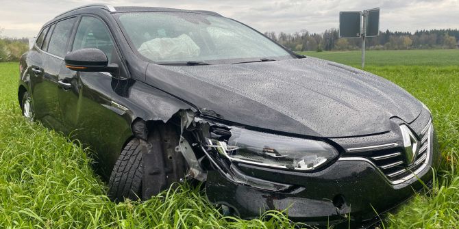 Hünenberg Selbstunfall