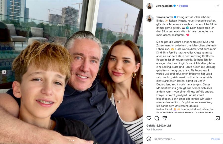 Alleine war Rocco aber nie: Die Freundin seines älteren Bruders war stets bei ihm.