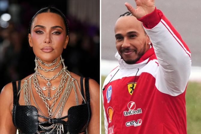 Lewis Hamilton Kim Kardashian