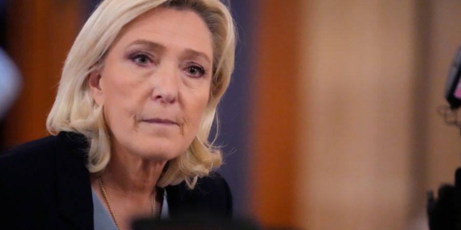 Die rechtsextreme Politikerin Marine Le Pen. Foto: Michel Euler/AP/dpa/Archivbild