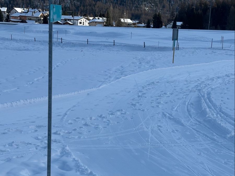 Auch in der Schweiz ist das Problem bekannt: Fussgänger, Velofahrer, Hundehalter und sogar Autofahrer verirren sich auf die Langlaufloipen.