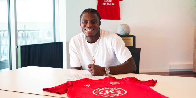 Declan Frith unterschreibt für drei Jahre einen Vertrag beim FC Thun. Declan Frith
