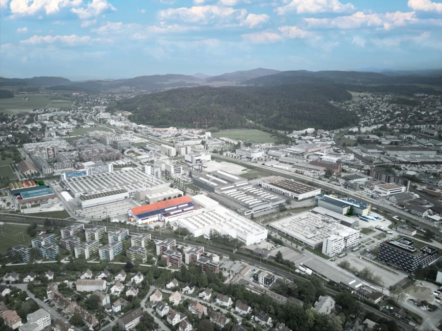 Industrieareal in Winterthur