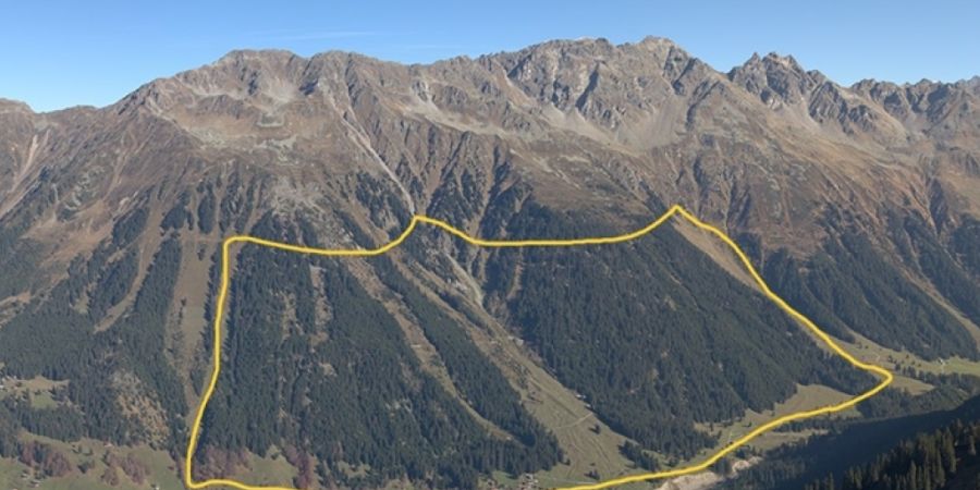 Klosters erhält für 4,6 Millionen Franken einen neuen Waldweg. Damit soll die Pflege des Schutzwaldes im markierten Gebiet gewährleistet werden.