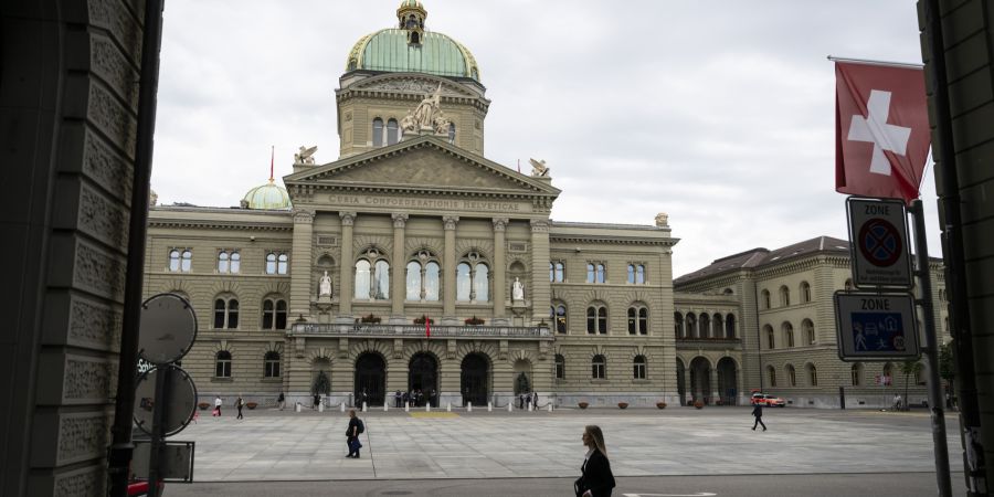 Bundesplatz Schweizer Fahne