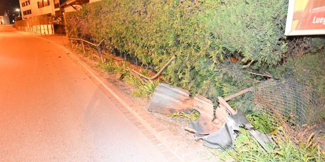 Unfall Altstätten