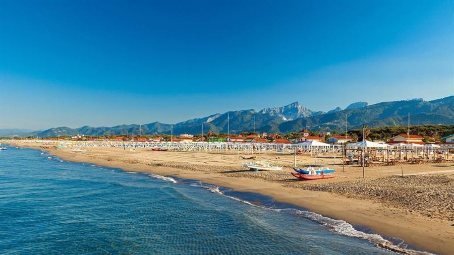 Forte dei Marmi gilt in der Toskana als Luxus-Strandresort.