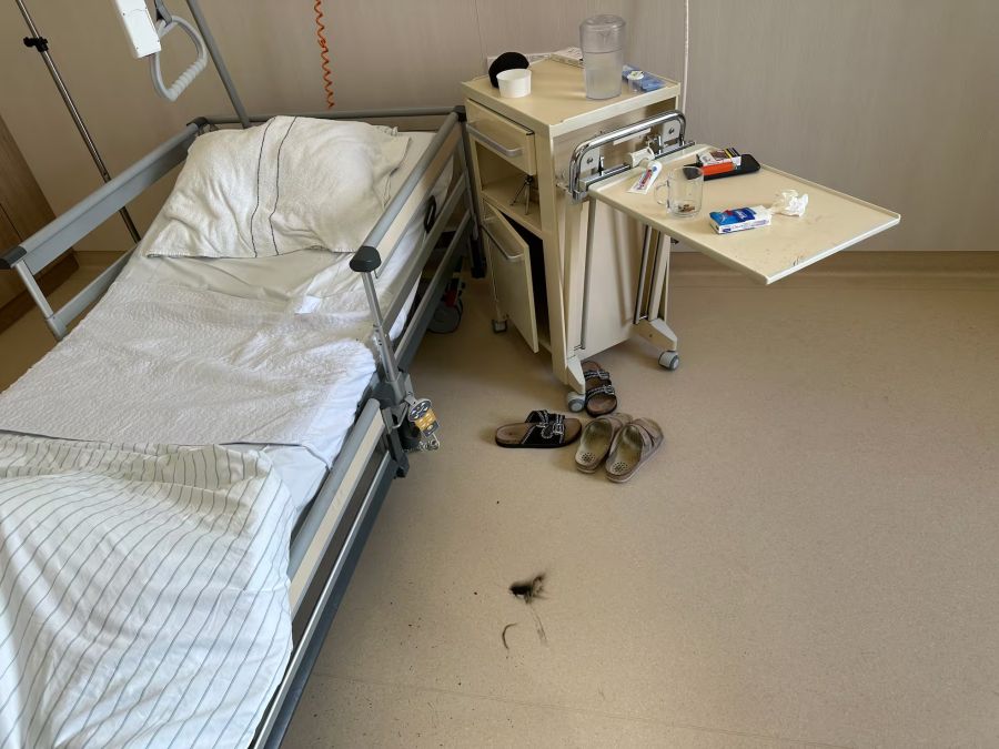 In einem Spital in Graz löste eine Patientin eine Explosion aus.