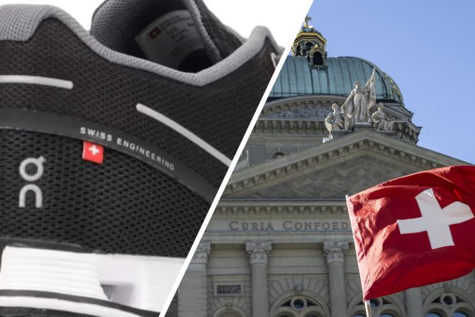 On Schweizerkreuz Bundeshaus