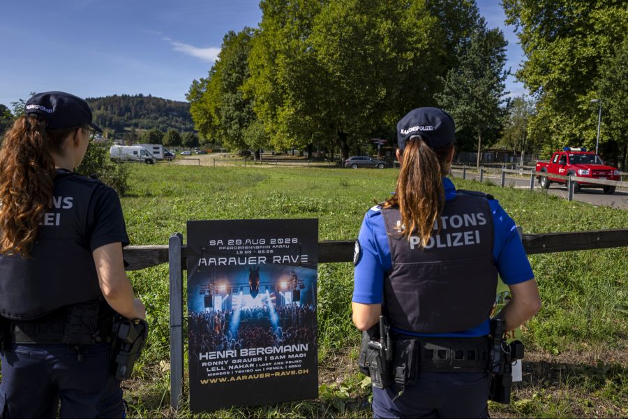 Aarau Schüsse Polizei Rave