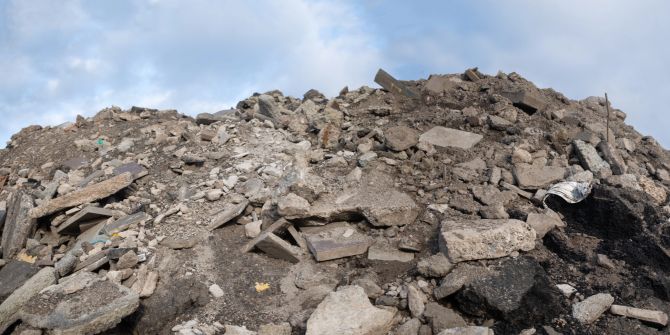 Bauschutt Deponie Abfall Entsorgung