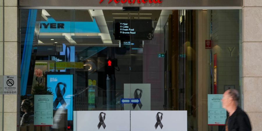 Das Einkaufszentrum in Sydney ist nun wieder für die Öffentlichkeit zugänglich.