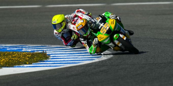 Noah Dettwiler im April in Jerez. Moto3 Noah Dettwiler
