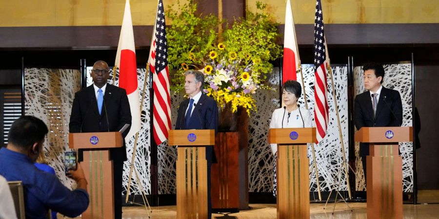 Ministertreffen Tokio USA Japan