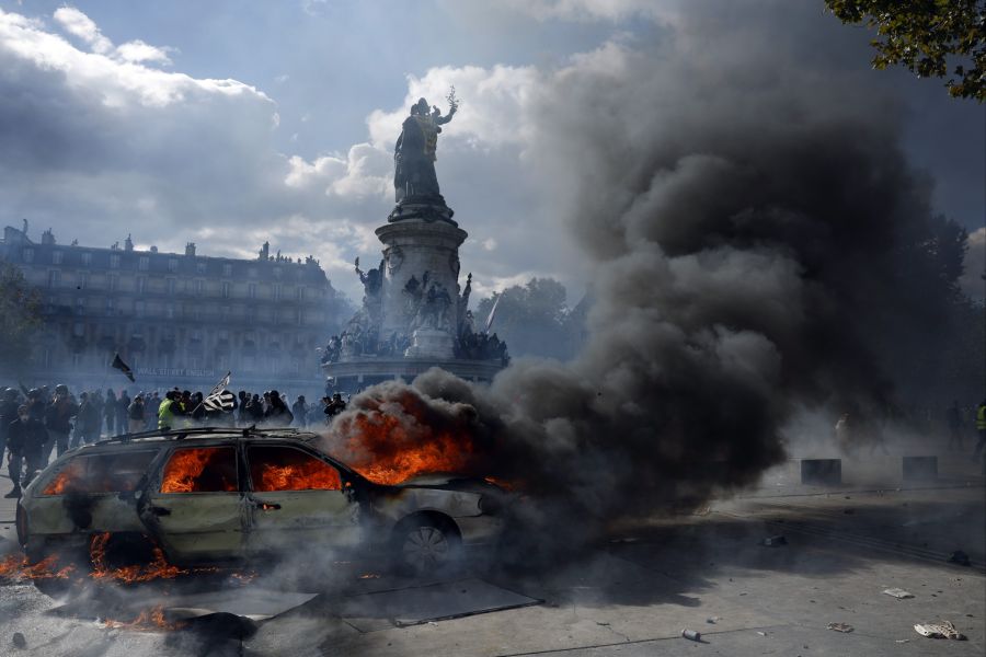 Am letzten Wochenende kam es in Frankreich zu schweren Krawallen.