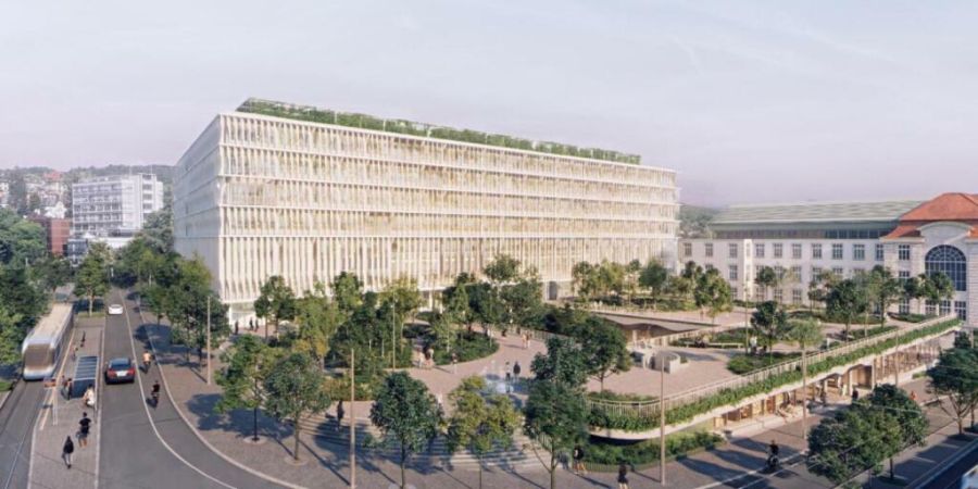 Die Stararchitekten Herzog & de Meuron sind mit dem Unigebäude Forum UZH in Zürich betraut. Am Dienstag fand die Grundsteinlegung statt