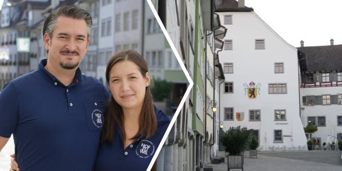 Das Pächterpaar Marcel und Angelina Kampe betont: Sie wollen bleiben. - Linda Bachmann