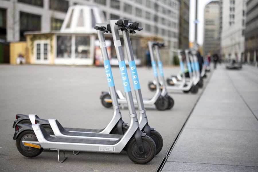 Regionen wie Zürich und Basel setzten mehr auf E-Trottinetts.