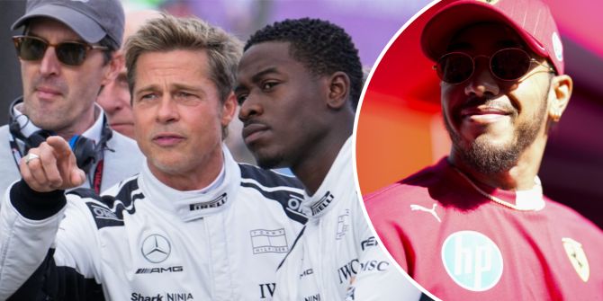 Lewis Hamilton Brad Pitt