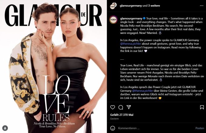 Brooklyn Beckham vermeidet es in dem Interview, über seine Eltern David und Victoria Beckham zu sprechen. Brooklyn Beckham