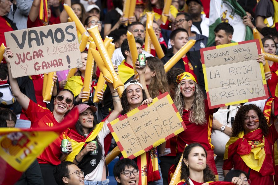 WEURO 2025 Spanien Fans