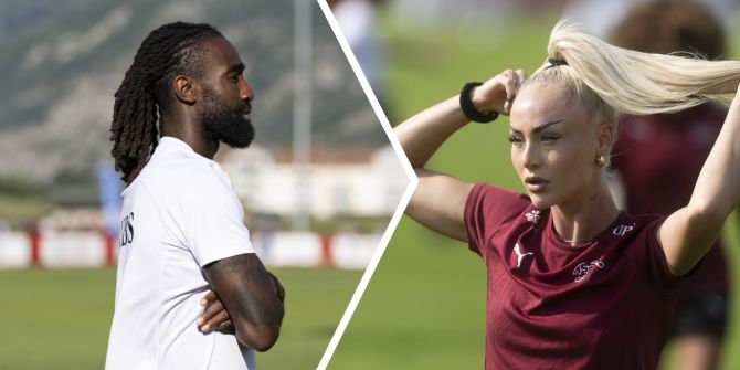Alisha Lehmann Johan Djourou