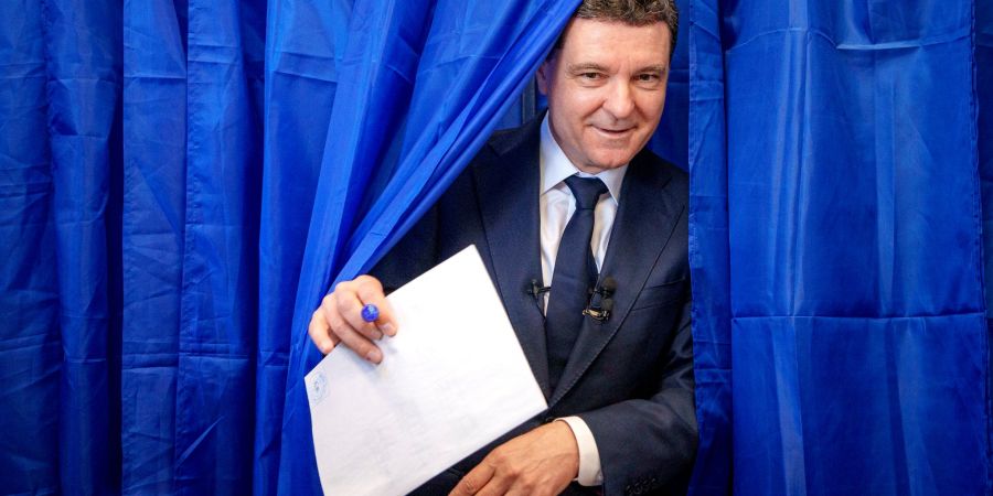 Präsidentenkandidat Nicusor Dan, parteiloser Bürgermeister von Bukarest, hat es wahrscheinlich in die Stichwahl geschafft.