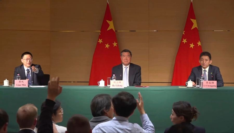 Chinas Delegation zeigte sich bereit, mit den USA zu verhandeln.