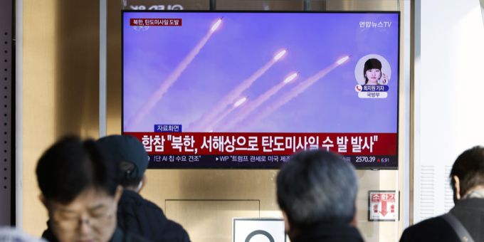 Nordkorea feuert immer wieder Rakete ab. (Archivbild) nordkorea