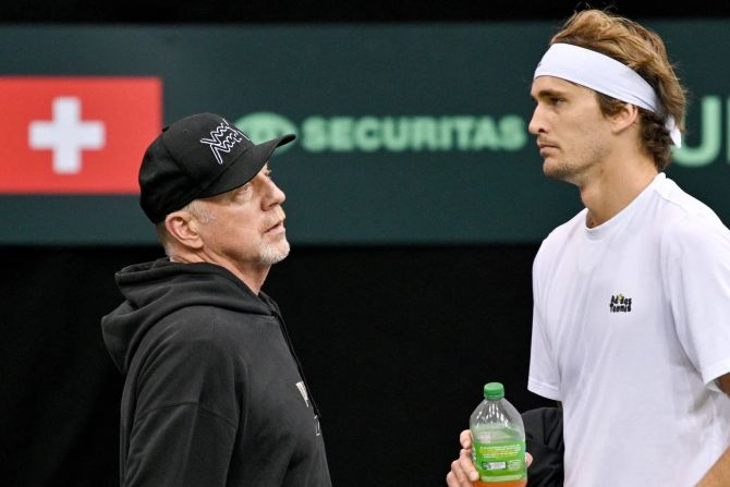 Boris Becker Alexander Zverev