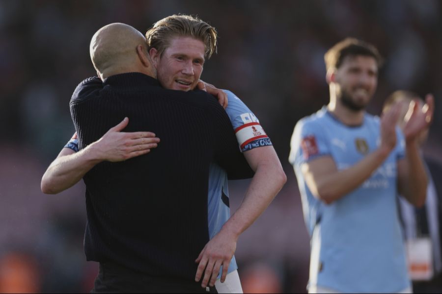 Mit Kevin de Bruyne ist Guardiola ein langjähriger Schlüsselspieler weggebrochen.