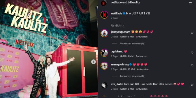 Alle acht Folgen der zweiten Staffel von «Kaulitz & Kaulitz» sind jetzt auf Netflix zu sehen. «Kaulitz & Kaulitz»