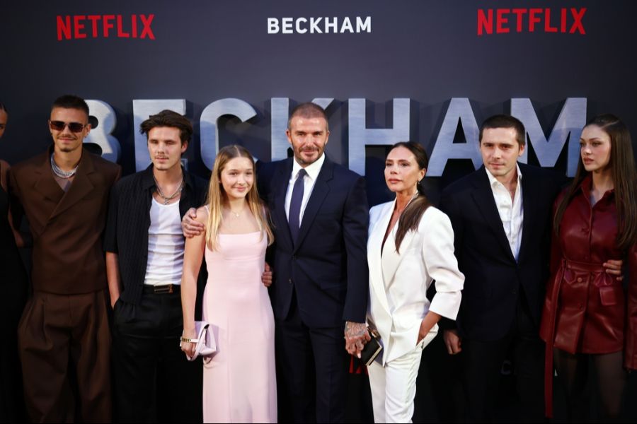Da war noch alles in Ordnung: Die Beckhams im Jahr 2023.