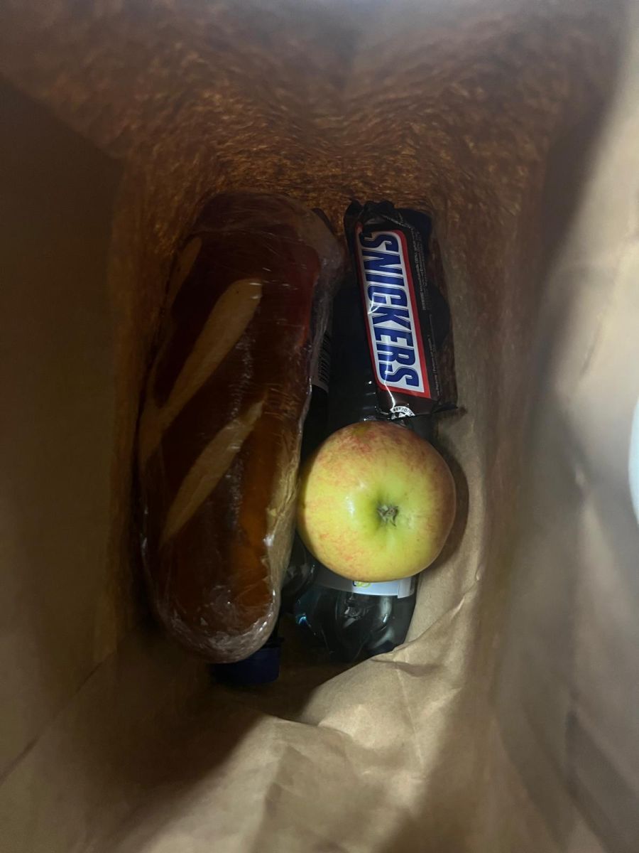 Das befindet sich im Lunchbag.